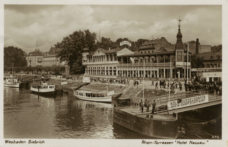 Das Hotel "Nassau" (ca. 30er Jahre des 20. Jahrhunderts)