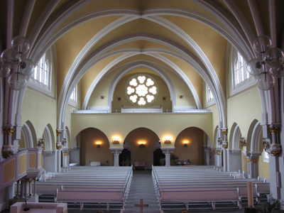 Im Inneren der Oranier-Gedächtnis-Kirche (September 2007)