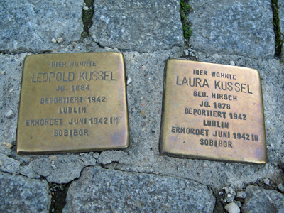 Stolpersteine (August 2007)