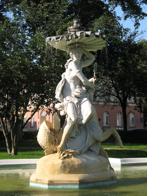 Der Galatea-Brunnen in der Robert-Krekel-Anlage (September 2010)