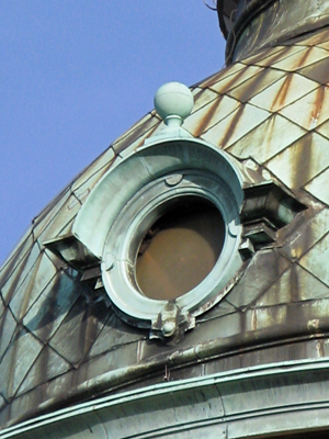 Detail des Biebricher Wasserturms (Februar 2008)