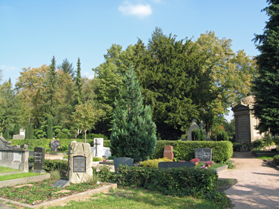 Der Biebricher Friedhof (Oktober 2007)